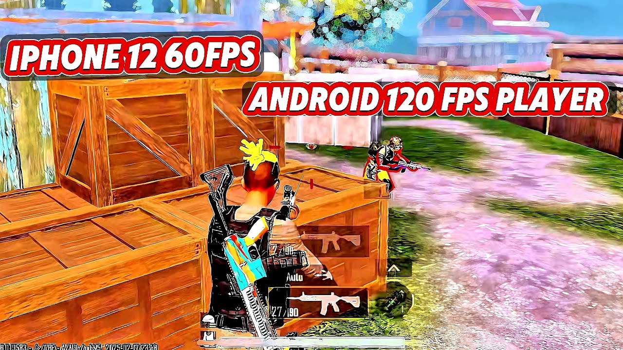 iPhone 12 vs 120 FPS Android player 1v1 TDM match BGMI PUBG - YouTube