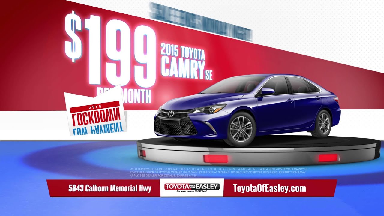 2015 Toyota Camry - Greenville, SC - Toyota of Easley Labor Day Sale - YouTube