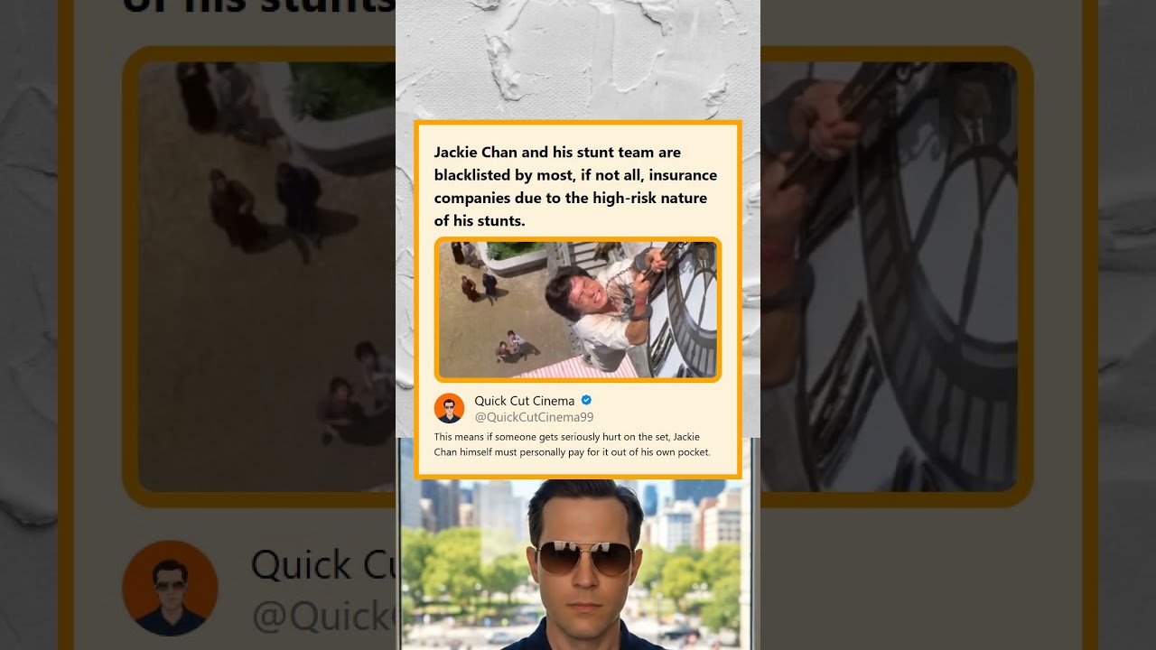 Jackie Chans Stunt Team Excluded by Most Insurance Companies Due to High-Risk Stunts