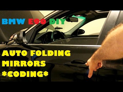 BMW E90 How To Code **INSTANT** Auto Folding Mirrors With Remote FOB Using NCS Expert DIY