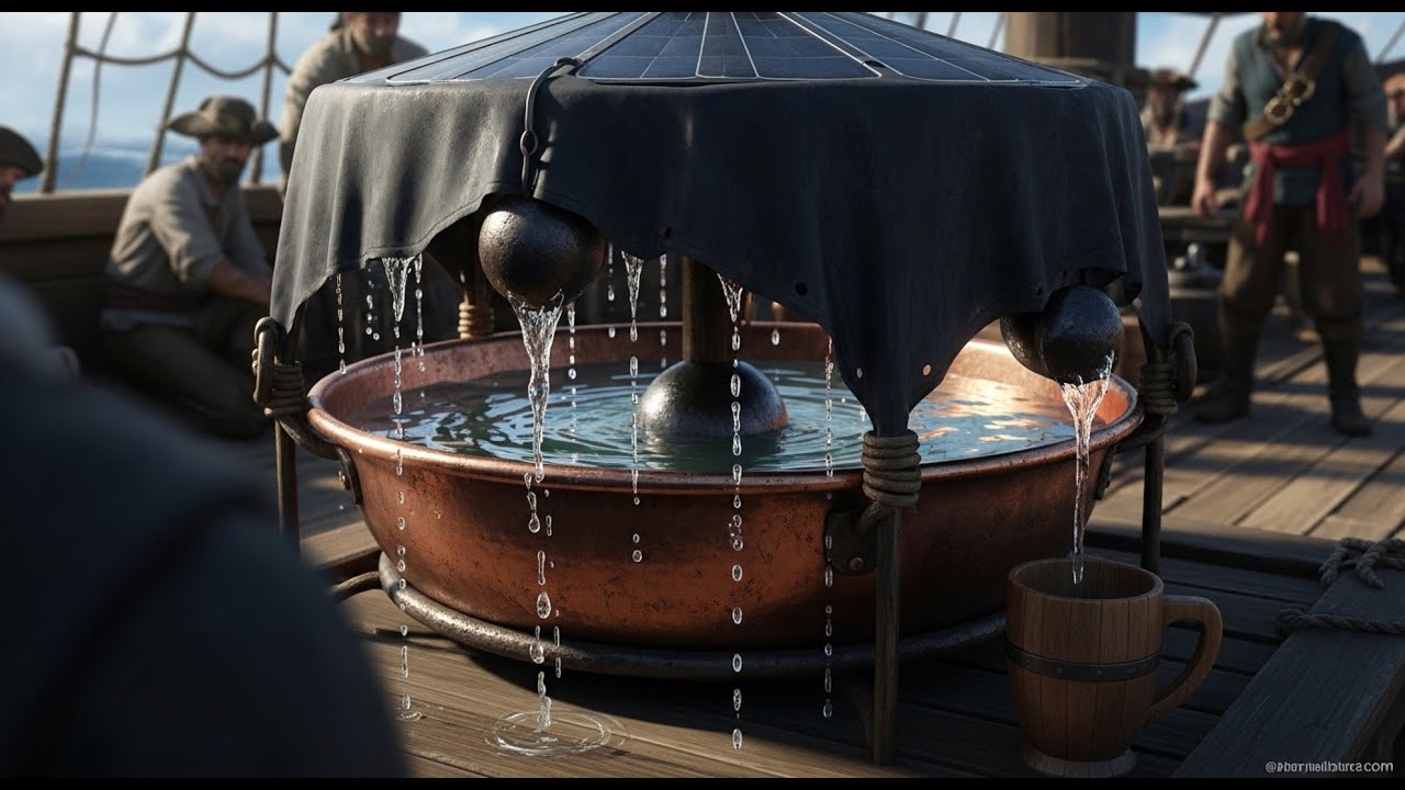 From a pirate's pot to the ISS: A survival technology 2000 years old