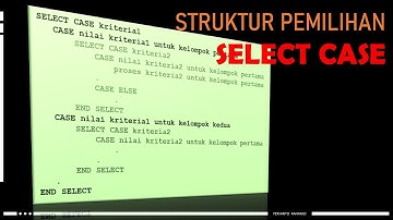 [Algoritma Pemrograman] Struktur Pemilihan Select Case