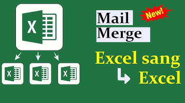 Mail merge Excel sang excel từ cơ bản đến nâng cao ✅ Trộn excel sang excel  #excelcoban