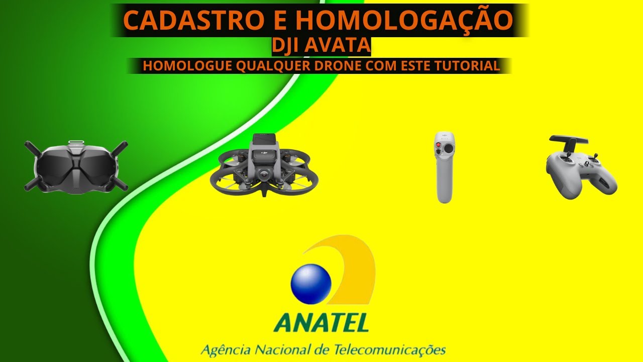Como Homologar Drones na Anatel DJI AVATA - YouTube