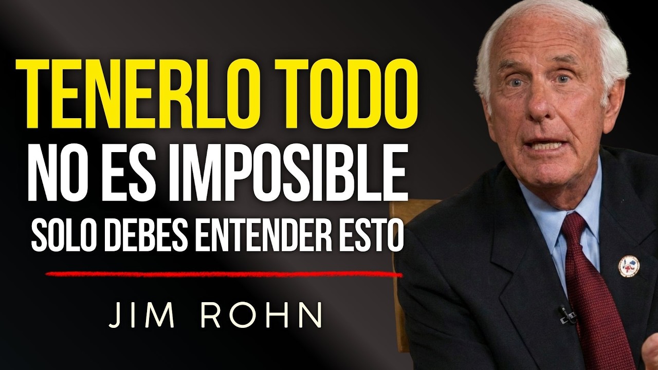 ¿Quieres tenerlo todo en la vida? Memoriza estos 5 secretos 🔥 Jim Rohn ...