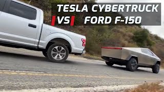 Tesla Cybertruck Vs Ford F 150: Tug Of War