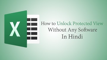 How to unlock protected excel sheets without password | Bypass Password