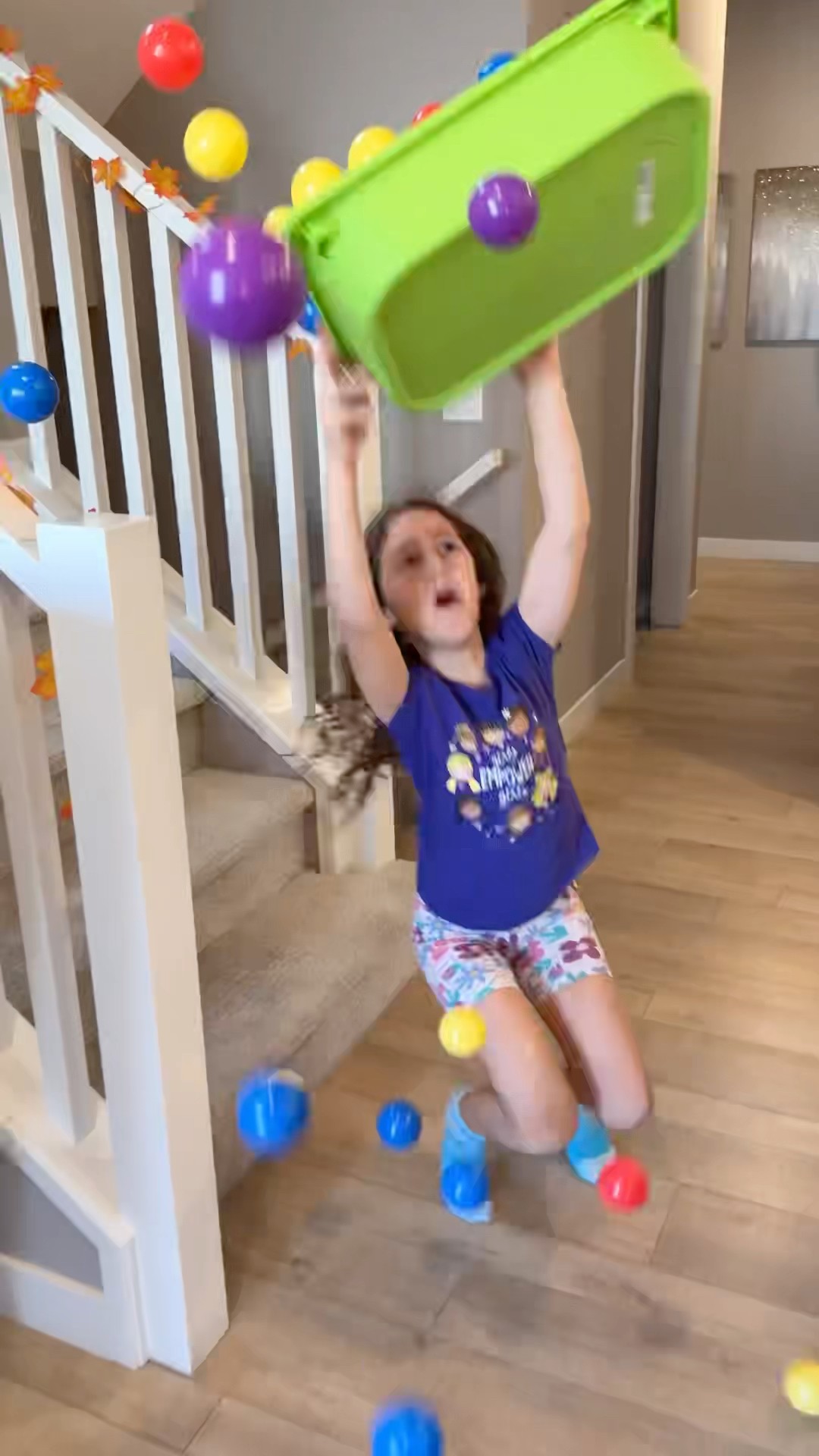 The good sister Helps Sierra to clean up