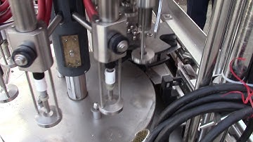 Filler, Bottle, 8 head, Rotary, Seitz, Corker, Vacuum, (S738763)