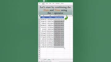 How to Combine Date and Time Values in Excel