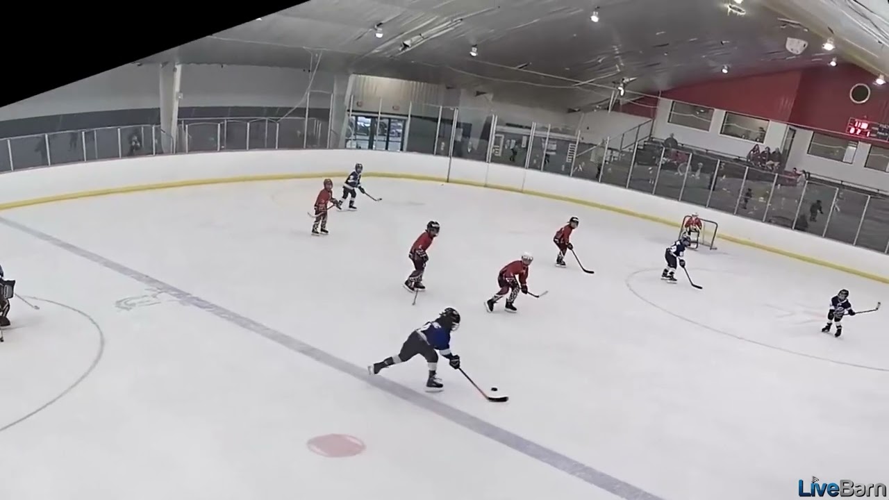 Oskar Weyhing End to End Mite Hockey Goal. Lysander Lightning  v. New Hartford Spartans. 11/6/ 2022
