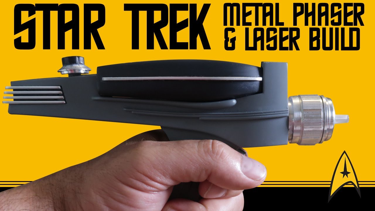 P2 Jein Laser héros pièces métalliques haut de gamme Star Trek TOS Frein plat Trigger 