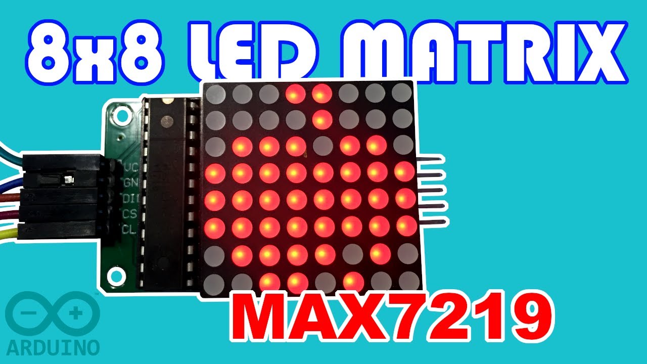 Comment contrler une matrice de points 8x8 avec MAX7219 et Arduino