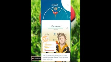 I Evolve My Carvanha into Sharpedo🤩 #pokefans #pokemon #pokmongo #shorts