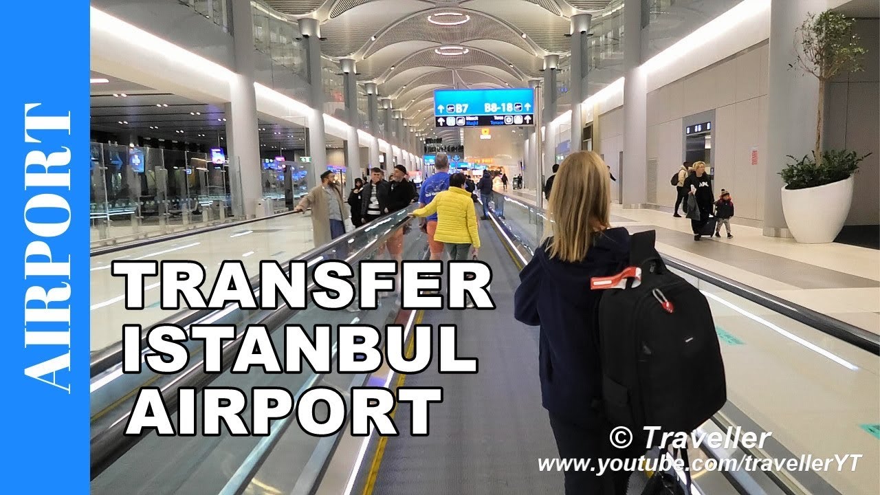 transfer at istanbul airport world s longest transfer walk at world s biggest airport travel info youtube