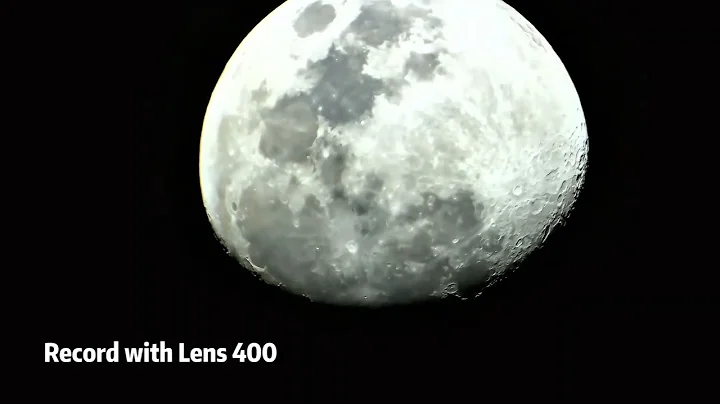 The clear moon captured through the lens of the Excope DT1 - DayDayNews