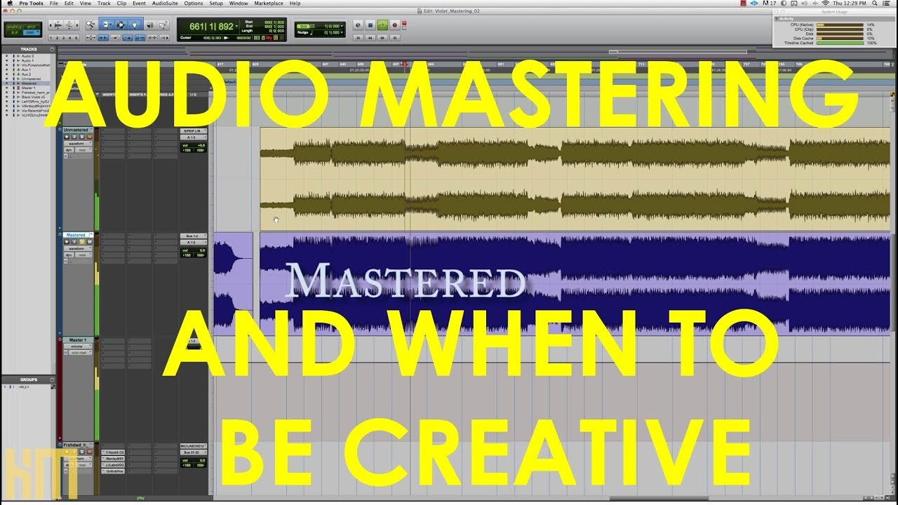 Audio Mastering and when to be Creative - YouTube