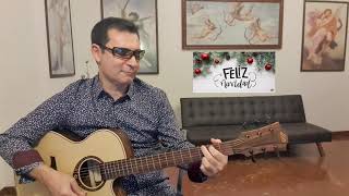 Feliz Navidad (José Feliciano) Acoustic Guitar backing track