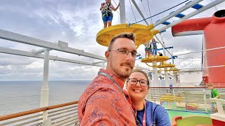 Carnival Vista - Fun Day at Sea and Leaving our Fun Ship