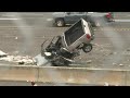 Person dies after truck crashes onto I-75 off overpass