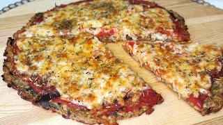 The aubergine pizza that drove everyone crazy! Healthy and tasty recipe that everyone is looking for