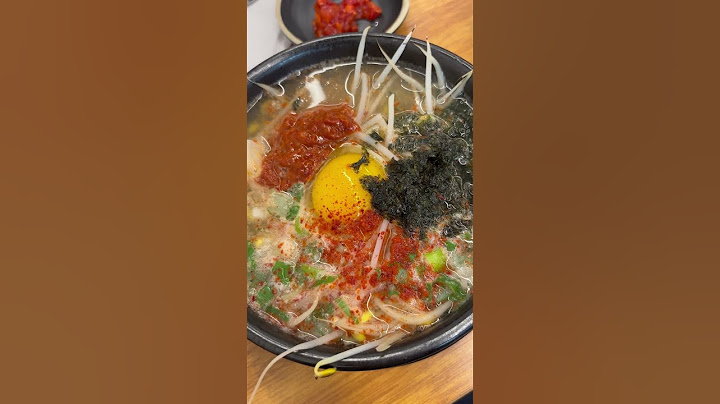 매일 300그릇만 판다는 콩나물국밥 Bean Sprout and Rice Soup 豆もやしクッパ