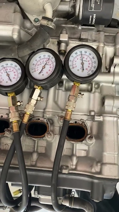 2004 Honda CBR 1000 RR engine 26,309 miles compression test