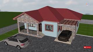 THREE BEDROOM DESIGN | beautiful and yet affordable
