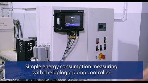 Energy optimization with bplogic pump controller