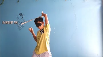Bịt mắt tung bắt côn nhị khúc #KANCLUB. #Nunchaku con nhi khuc