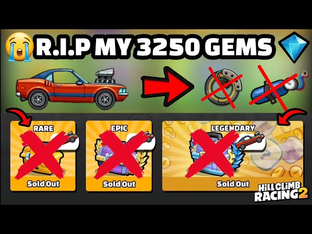 Hill Climb Racing 2 - 😱 SPENT 25K GEMS 😱 (New Muscle Car