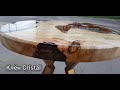 River table, coffee table . Журнальный столик из эпоксидной смолы.  Необычный дизайн. #wood #slab