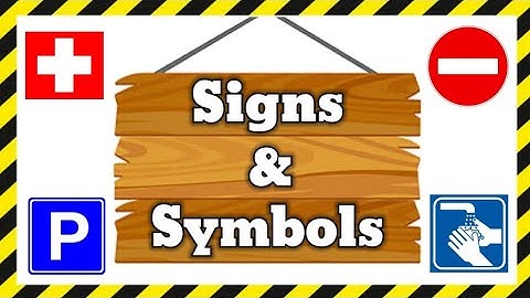 Common Signs and Symbols in the Community