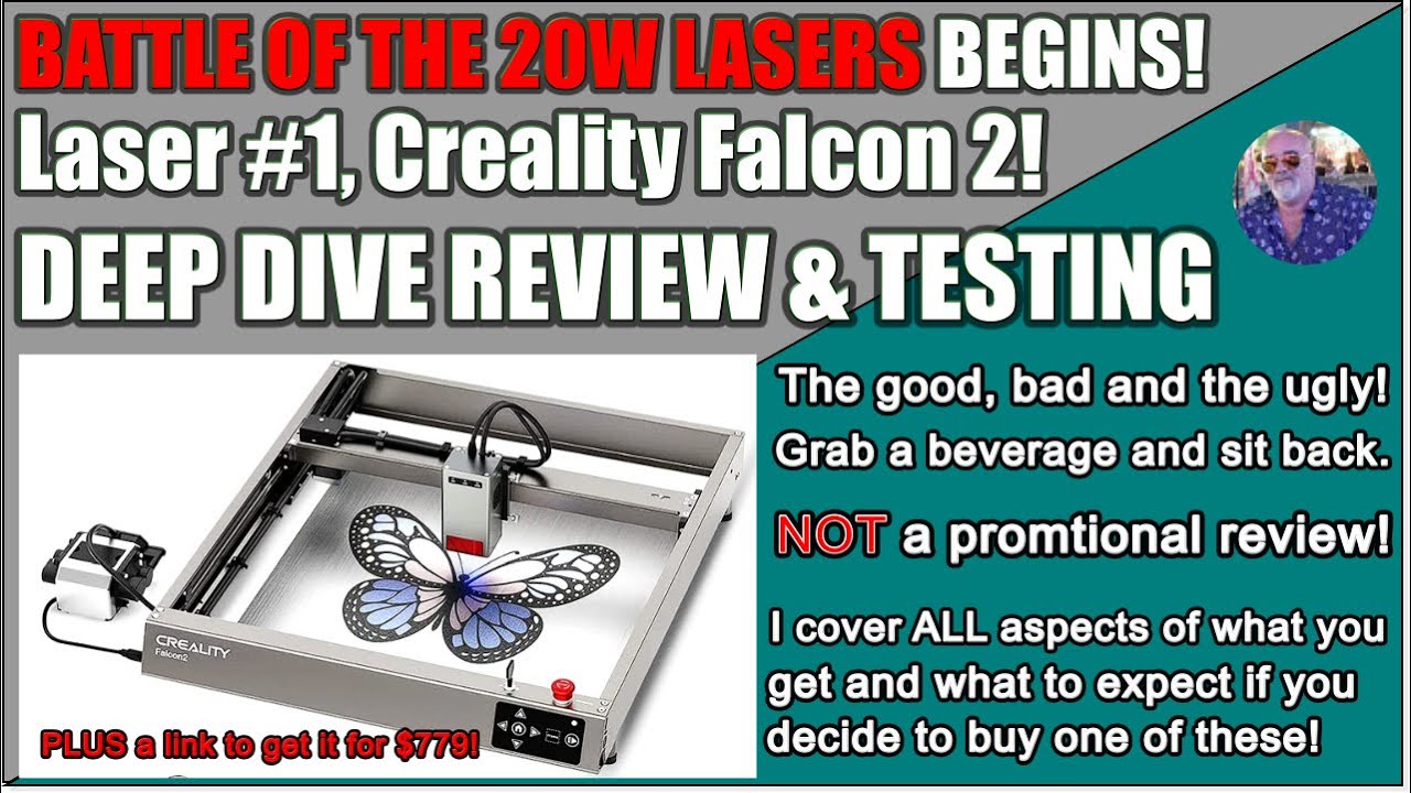 Creality Falcon2 12W Laser Engraver & Cutter