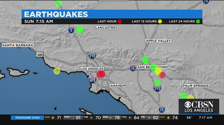 3.9-Magnitude Earthquakes Rattles Maywood Area