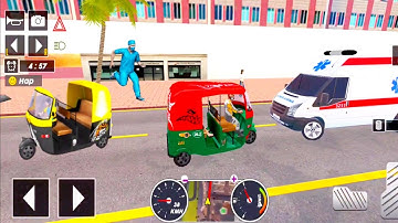 Tuk Tuk auto rickshaw driver 3D game - #174 auto rickshaw driving game - Android iOS Gameplay