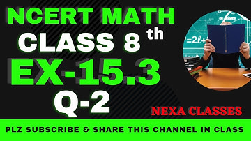 Ex-15.3 Q-2 | Chapter 15 | Graphs | Class 8th NCERT Math |
