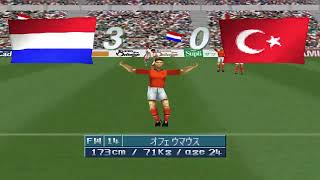 العاب زمان | منتخب هولندا VS منتخب تركيا | بلايستيشن 1 اليابانية 1998