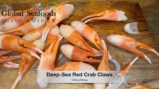 Exploring the Delicacy: Deep-Sea Red Crab Claw Review - Global Seafoods Fish Market and Cooking Show