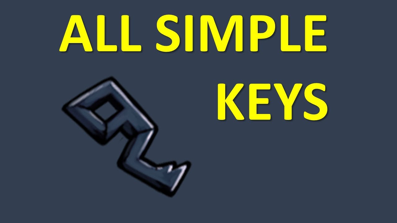 Dimple Key Locations