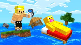 I trolled my friend by FLOODING his entire Minecraft world...