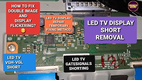 MI Android LED Tv vgh,vgl Short Removal|MI 43 inch L43M5-AN LED Tv|Double Image|Panel Short Removal