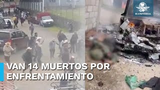 Momentos de terror en Texcaltitlán, civiles se enfrentan a La Familia Michoacana