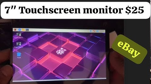 7" Inch Capacitive Touchscreen - for Raspberry pi &  Windows - HDMI (Lebula)