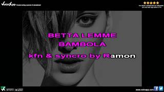 Betta Lemme - Bambola (Karaoke HQ)