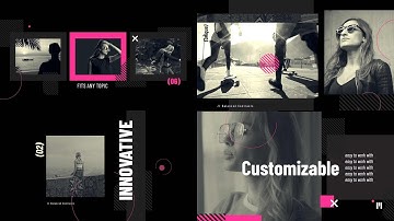 Funky Slideshow Modular Template for Apple Motion & FCPX