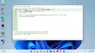 How to Open an Existing Excel Workbook with AutoHotkey screenshot 4