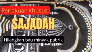 PENTING UNTUK CUCI SAJADAH. Hilangkan bau minyak pabrik dan bulu bulu tetap lembut, halus dan wangi.