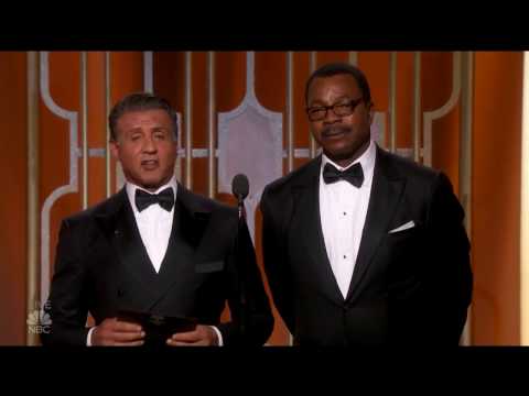 Sylvester Stallone And Carl Weathers Rocky And Apollo The Golden Globes 2017