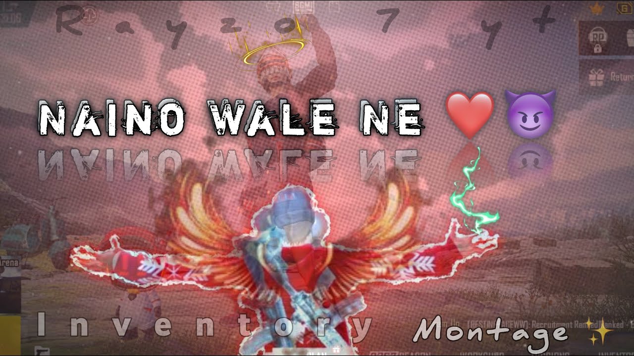 😈 Naino Wale Ne cheda 🥀 First BGMI Beat Sync Montage 💗 Rayzo 7 yt